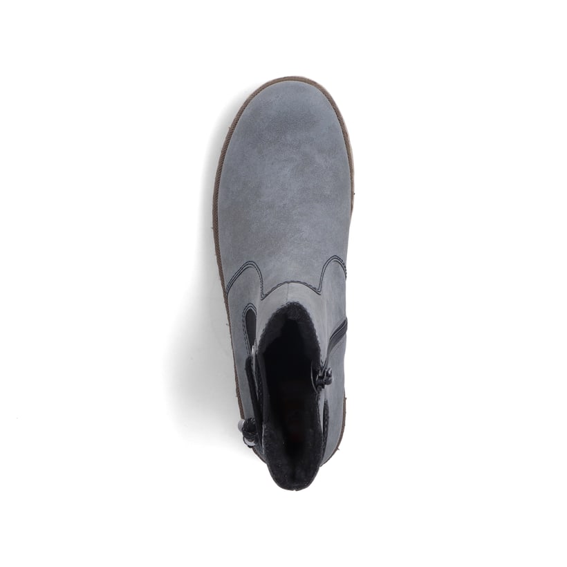 Rieker Artikelnummer Y7460-14 Rieker Damen Chelsea Boots Graublau-schwarz