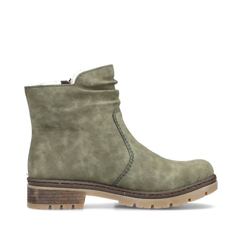 Rieker Artikelnummer Y7461-55 Rieker Damen Kurzstiefel Laubgrün
