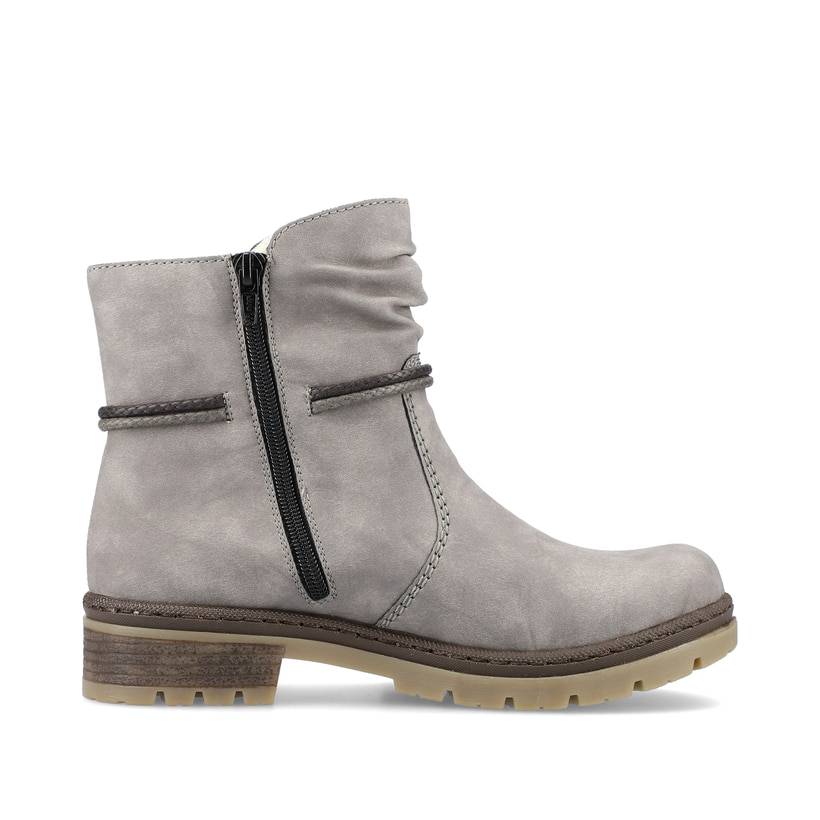 Rieker Artikelnummer Y7463-40 Rieker Damen Kurzstiefel Staubgrau