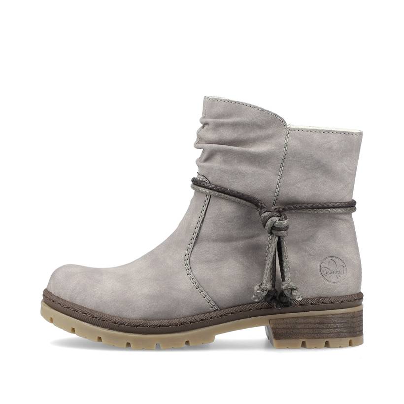 Rieker Artikelnummer Y7463-40 Rieker Damen Kurzstiefel staubgrau
