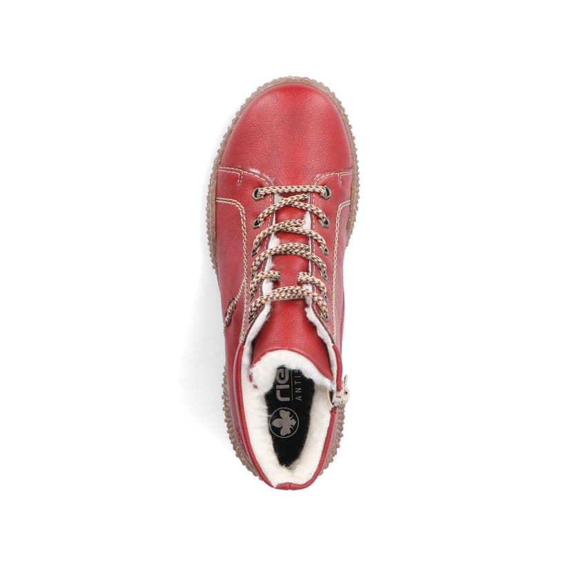 Rieker Artikelnummer Y8412-33 Rieker Damen Kurzstiefel Erdbeerrot