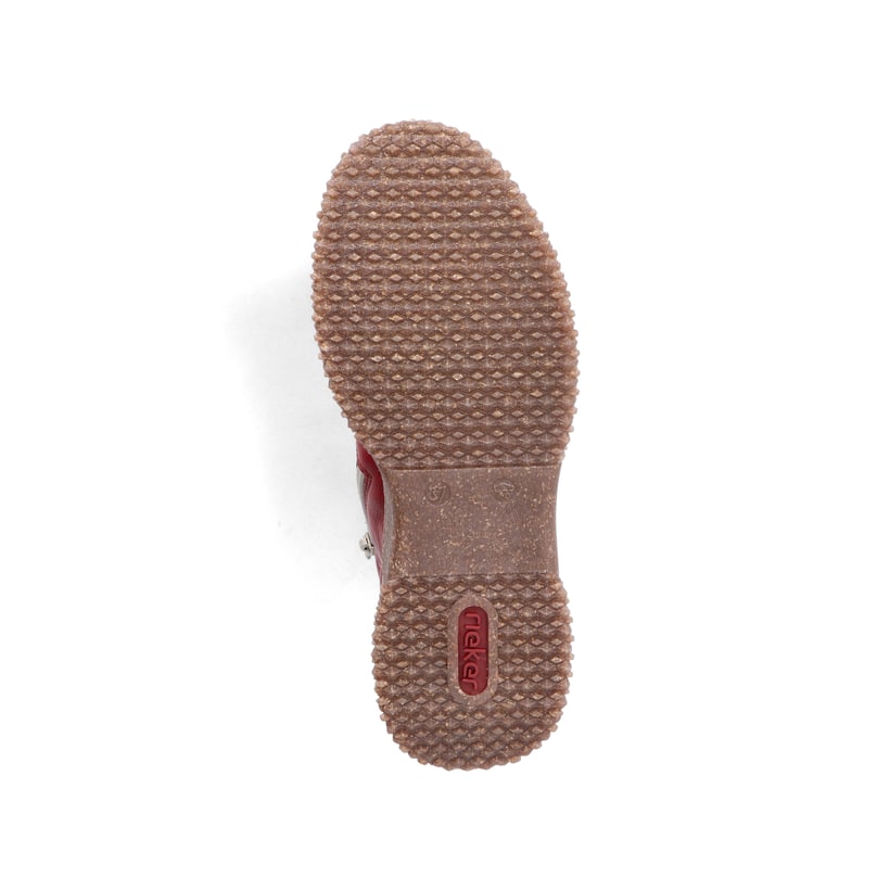 Rieker Artikelnummer Y8412-33 Rieker Damen Kurzstiefel Erdbeerrot