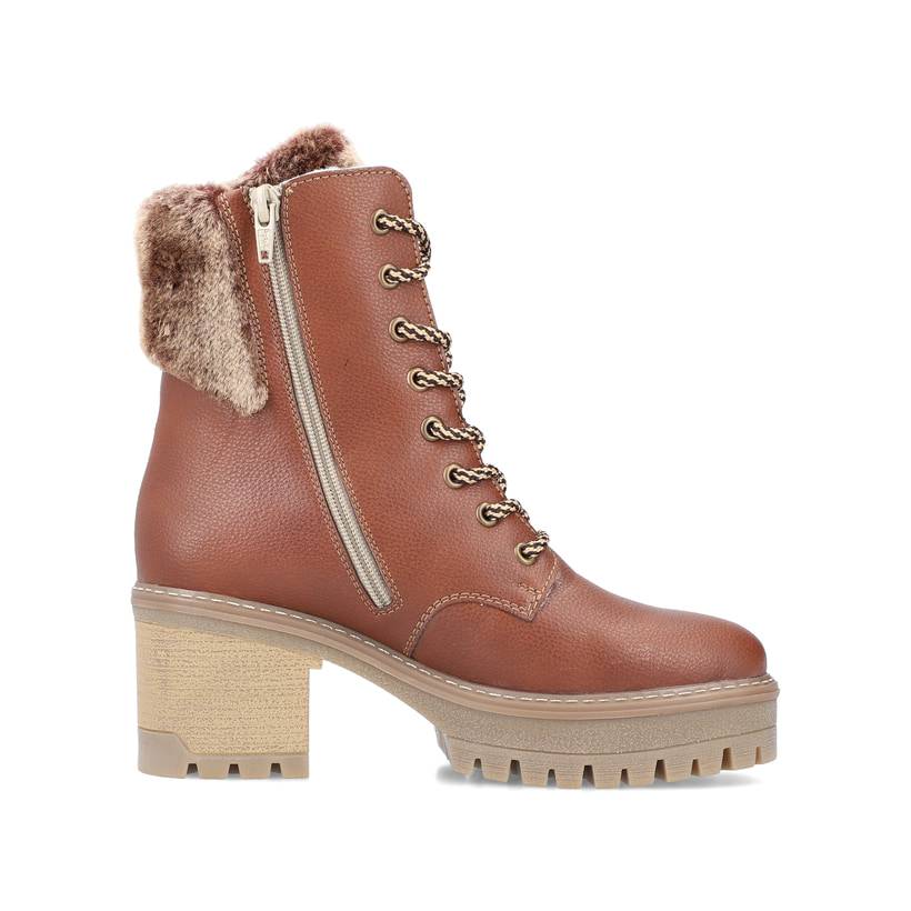Rieker Artikelnummer Y8532-25 Rieker Damen Stiefeletten Kaffeebraun