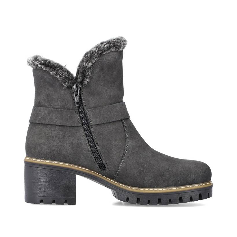 Rieker Artikelnummer Y8674-45 Rieker Damen Stiefeletten Granitgrau
