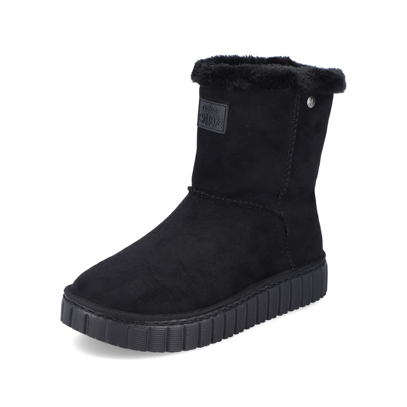 Rieker Artikelnummer Y8884-00 Rieker Damen Kurzstiefel Tiefschwarz