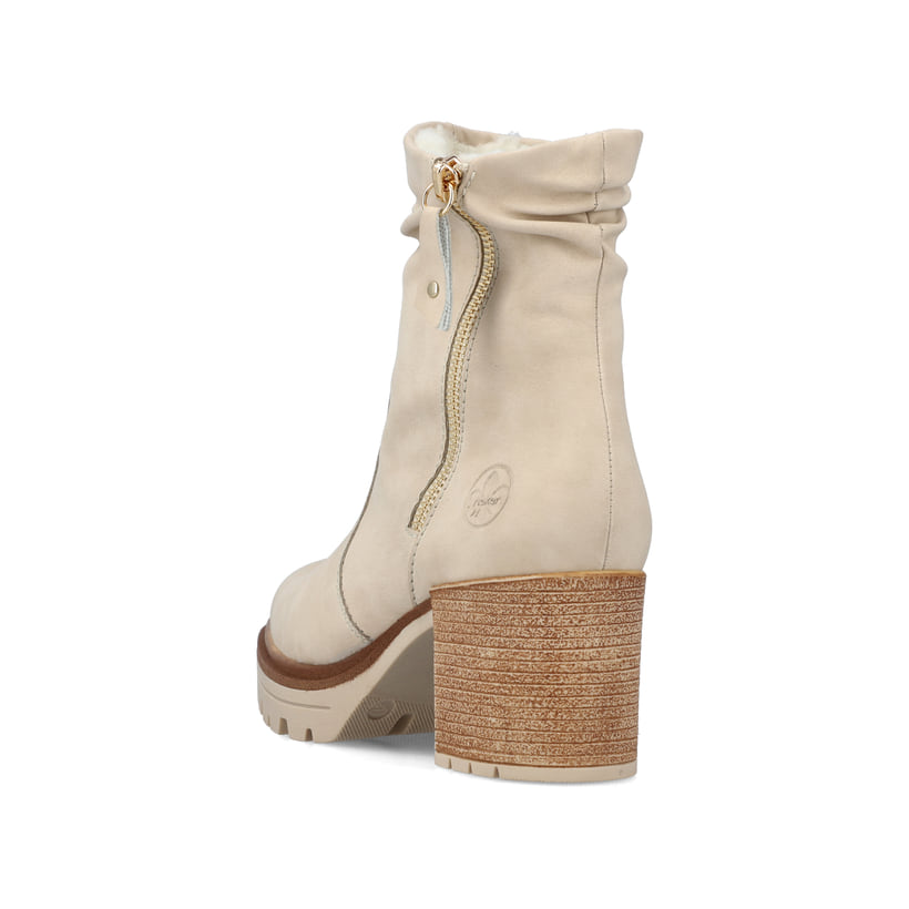 Rieker Artikelnummer Y9041-60 Rieker Damen Stiefeletten Cremebeige