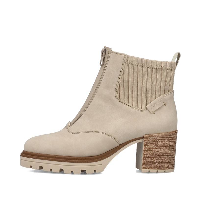Rieker Artikelnummer Y9050-62 Rieker Damen Stiefeletten graubeige