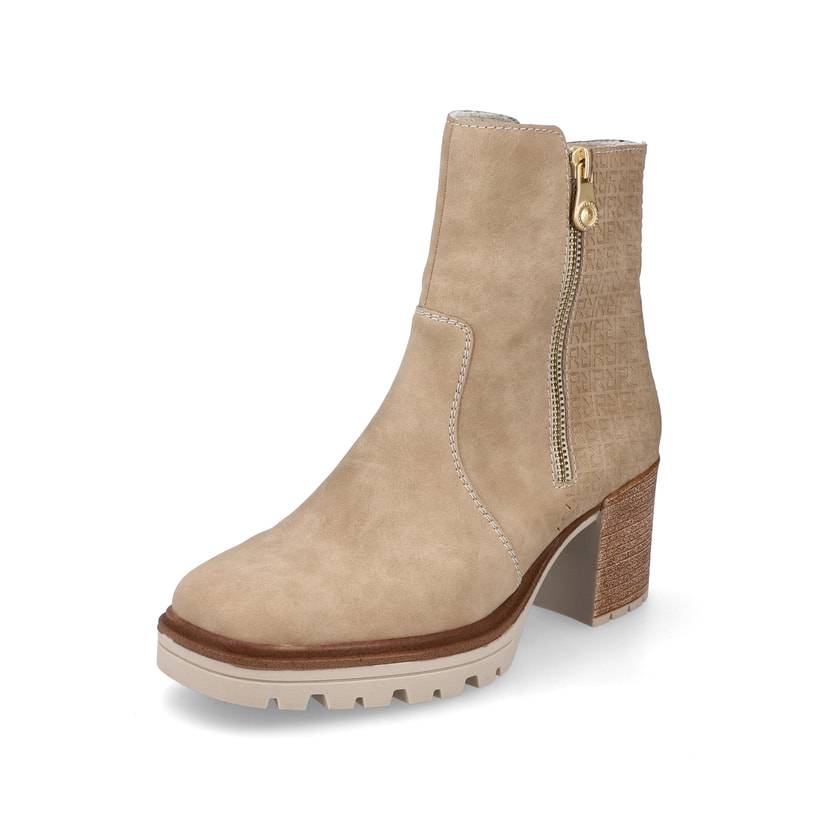 Rieker Artikelnummer Y9060-60 Rieker Damen Stiefeletten Sandbeige