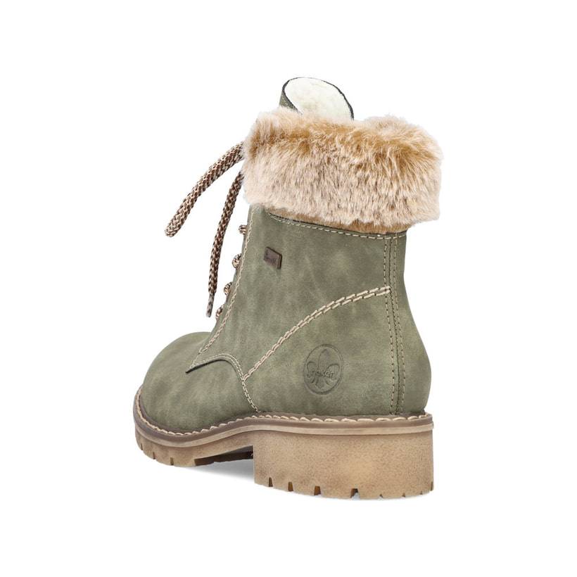 Rieker Artikelnummer Y9100-54 Rieker Damen Schnürstiefel Laubgrün