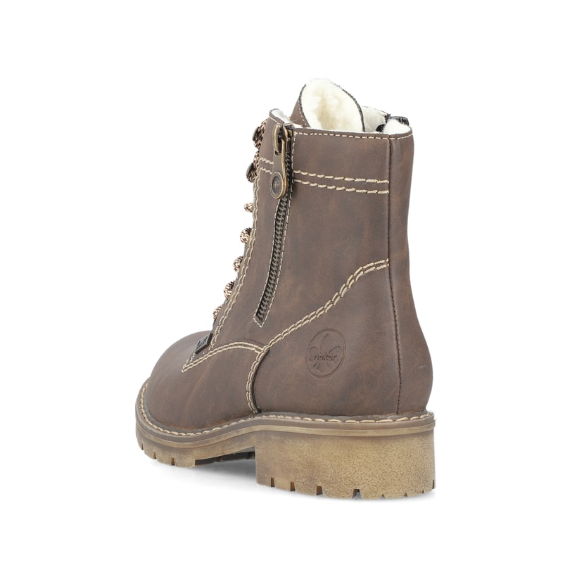 Rieker Artikelnummer Y9134-25 Rieker Damen Schnürstiefel Zimtbraun