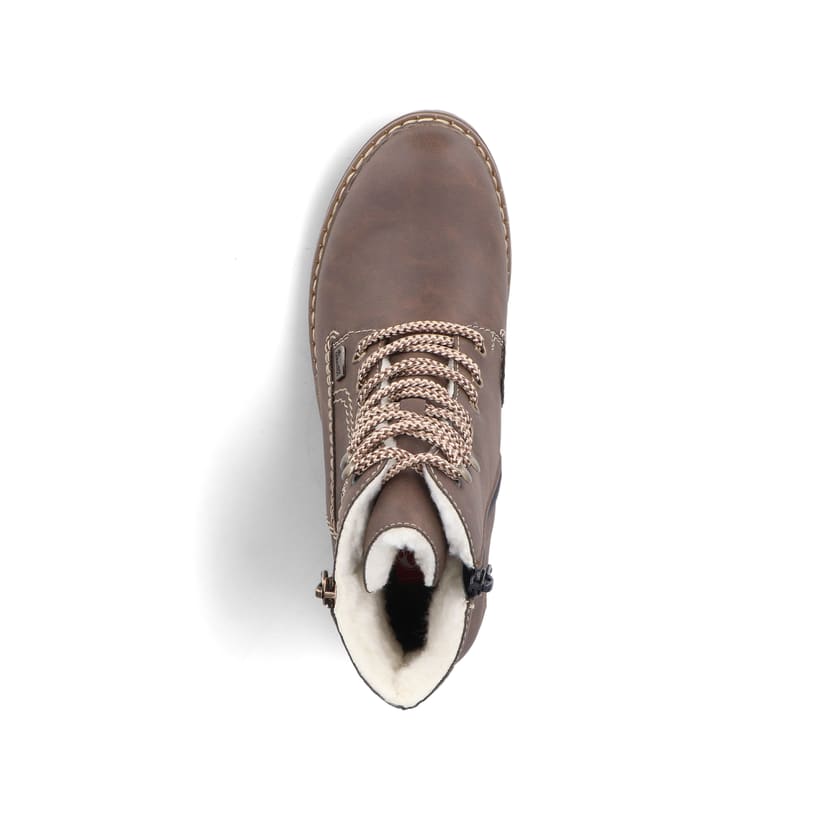 Rieker Artikelnummer Y9134-25 Rieker Damen Schnürstiefel Zimtbraun