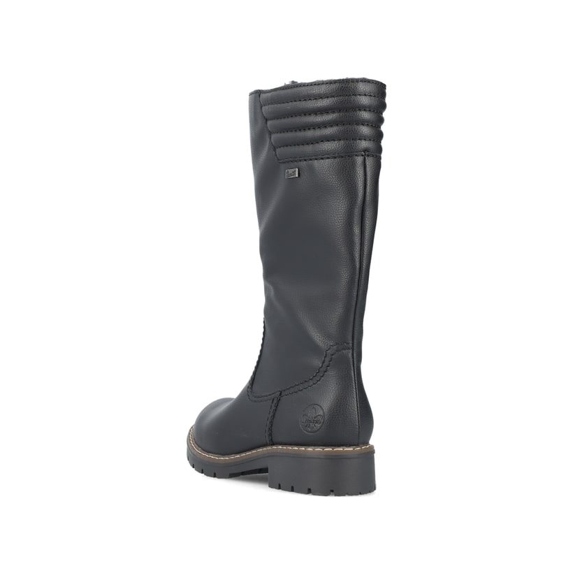 Rieker Artikelnummer Y9191-00 Rieker Damen Hochschaftstiefel Tiefschwarz