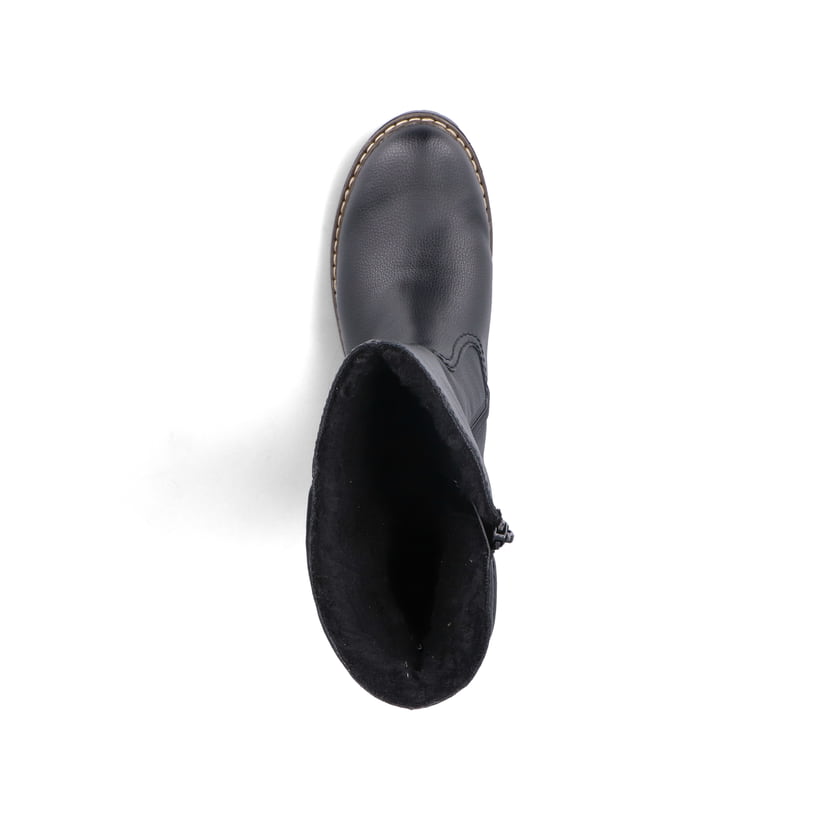 Rieker Artikelnummer Y9191-00 Rieker Damen Hochschaftstiefel Tiefschwarz