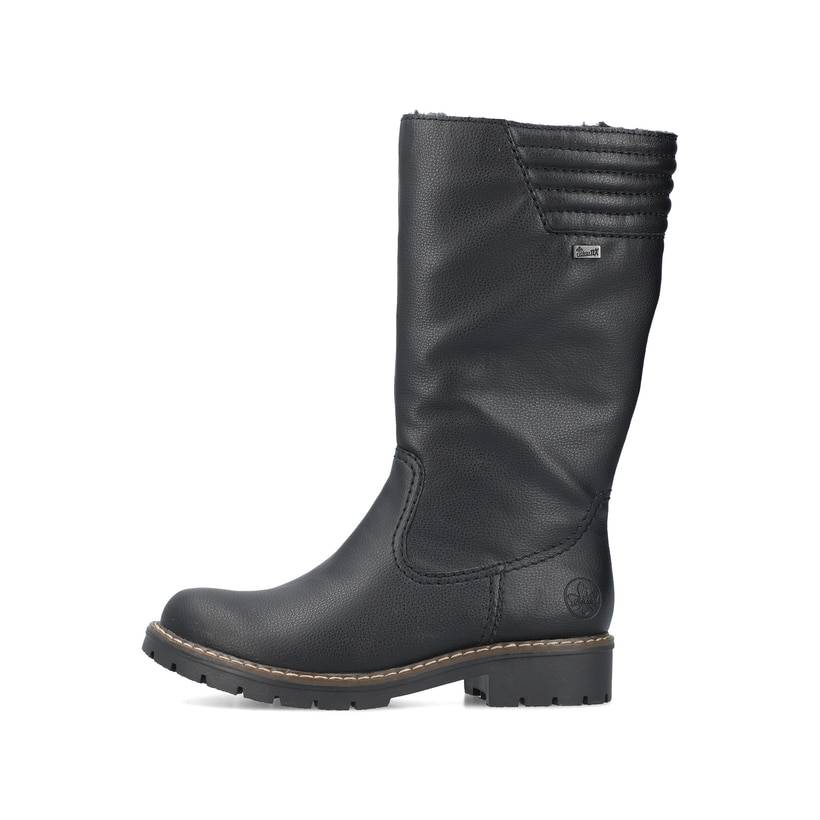 Rieker Artikelnummer Y9191-00 Rieker Damen Hochschaftstiefel tiefschwarz