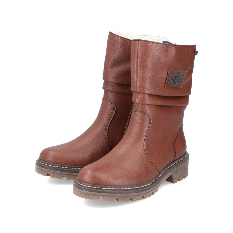Rieker Artikelnummer Y9260-25 Rieker Damen Kurzstiefel kupferbraun