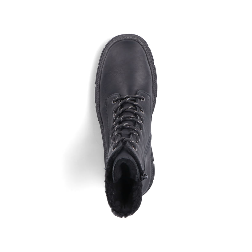 Rieker Artikelnummer Y9331-00 Rieker Damen Schnürstiefel Nachtschwarz
