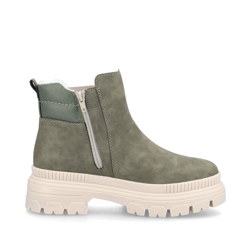 Rieker Artikelnummer Y9350-54 Rieker Damen Chelsea Boots Olivgrün
