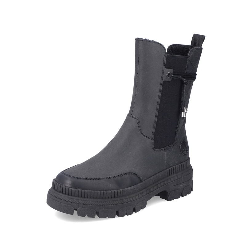 Rieker Artikelnummer Y9371-00 Rieker Damen Chelsea Boots Nachtschwarz