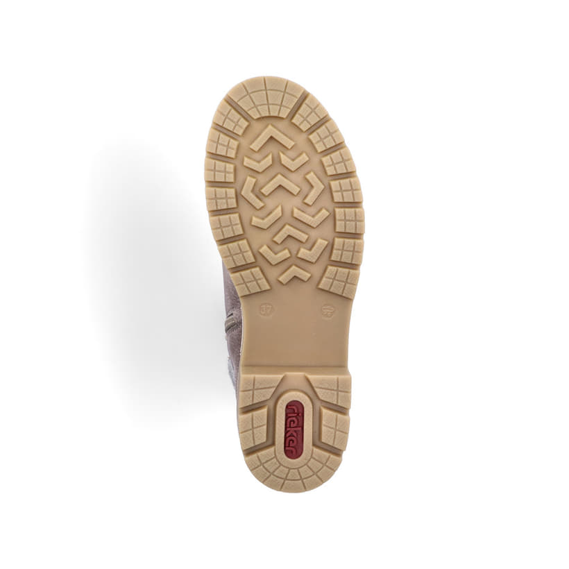 Rieker Artikelnummer Y9430-43 Rieker Damen Schnürstiefel Platingrau