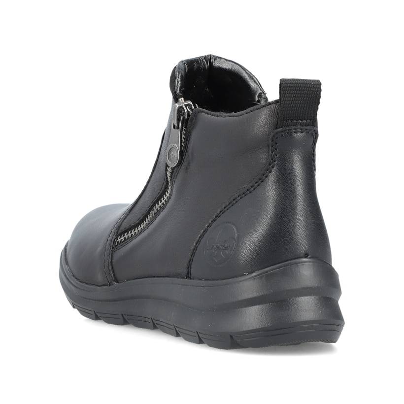 Rieker Artikelnummer Z0060-00 Rieker Damen Kurzstiefel Mattschwarz