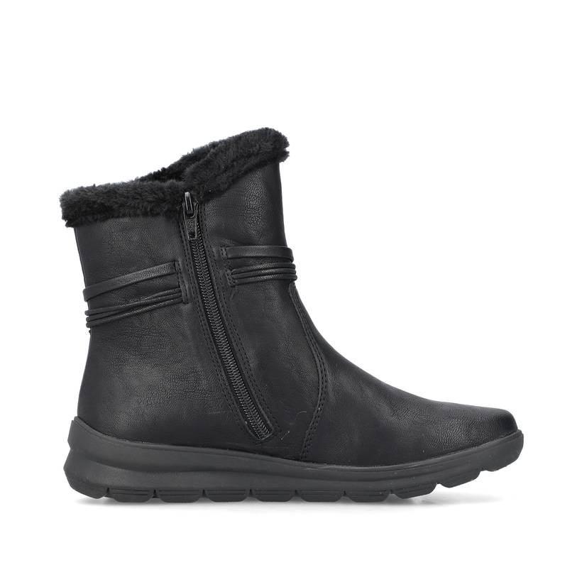 Rieker Artikelnummer Z0070-00 Rieker Damen Kurzstiefel Tiefschwarz