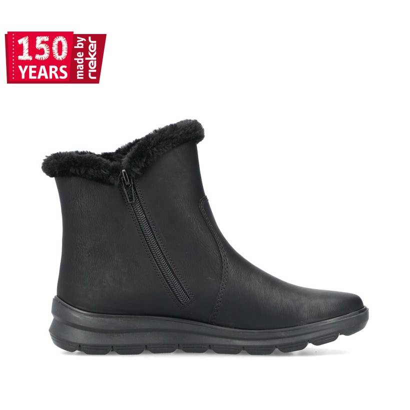 Rieker Artikelnummer Z0080-00 Rieker Damen Kurzstiefel Tiefschwarz