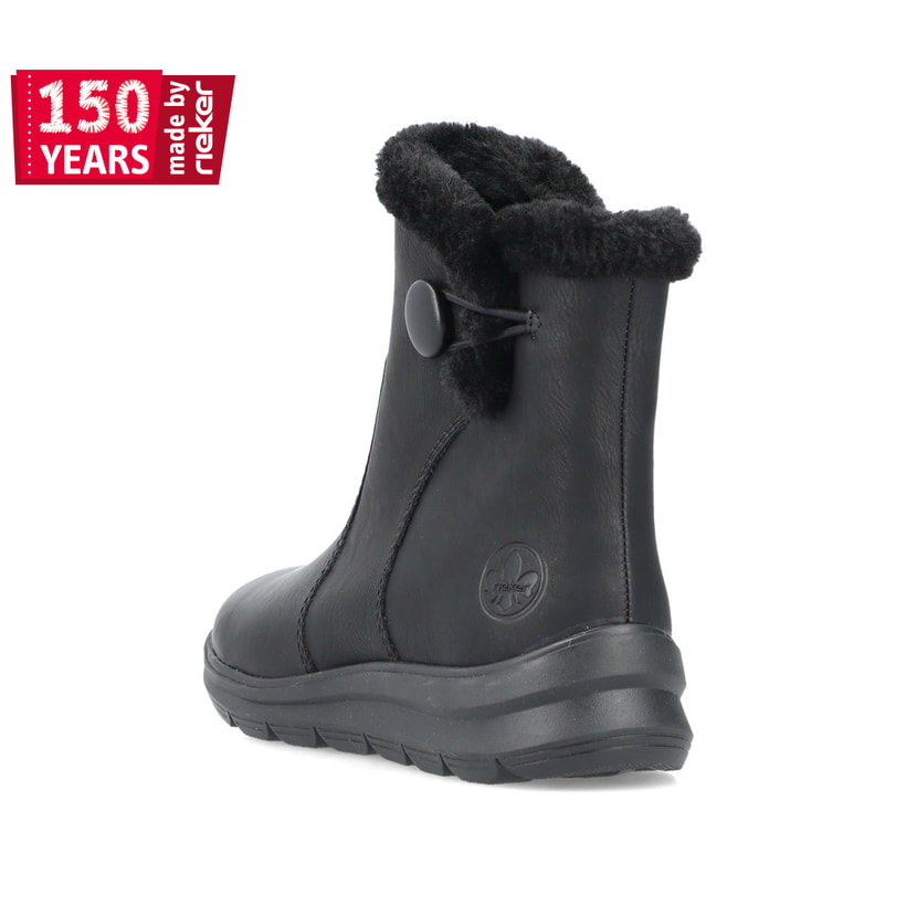 Rieker Artikelnummer Z0080-00 Rieker Damen Kurzstiefel Tiefschwarz