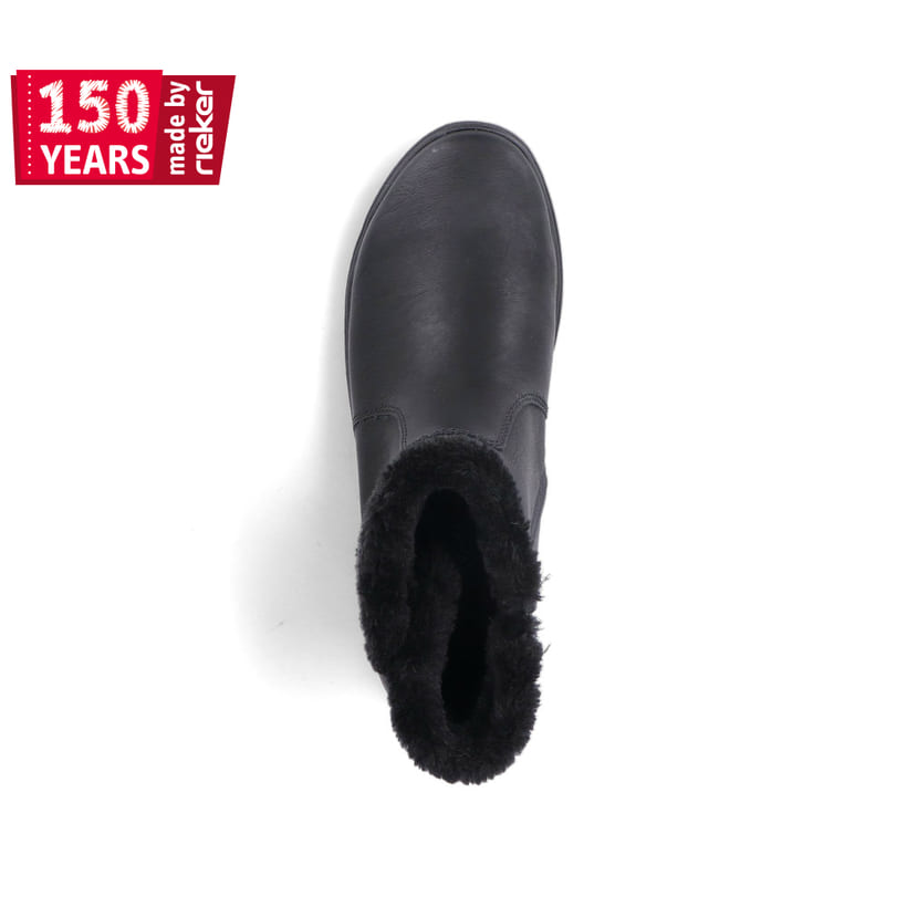 Rieker Artikelnummer Z0080-00 Rieker Damen Kurzstiefel Tiefschwarz