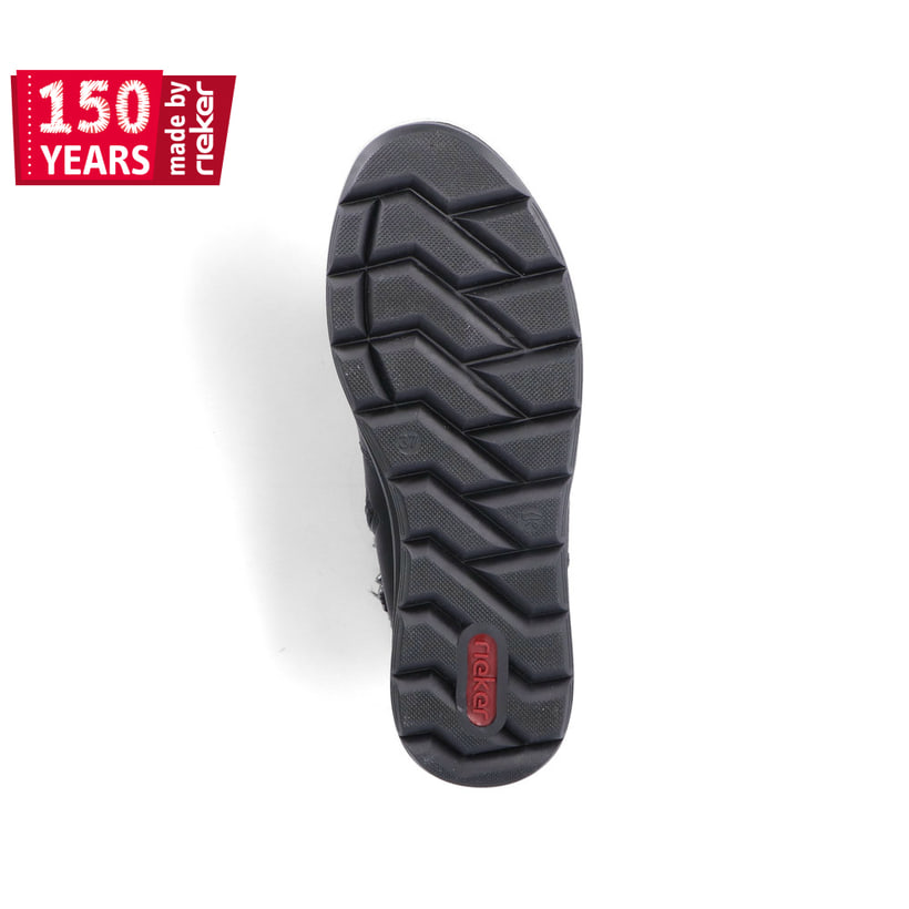 Rieker Artikelnummer Z0080-00 Rieker Damen Kurzstiefel Tiefschwarz