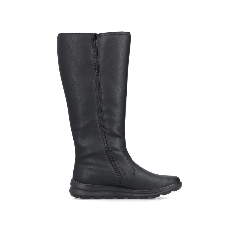 Rieker Artikelnummer Z0090-00 Rieker Damen Hochschaftstiefel Nachtschwarz