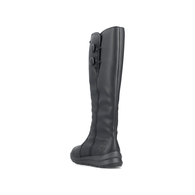 Rieker Artikelnummer Z0090-00 Rieker Damen Hochschaftstiefel Nachtschwarz