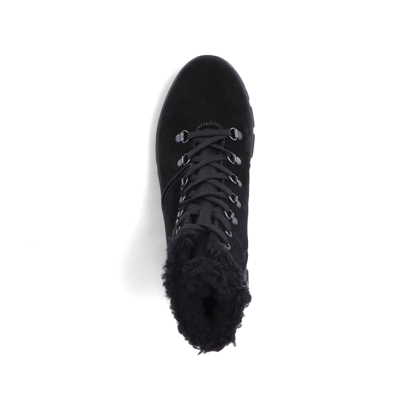 Rieker Artikelnummer Z1010-00 Rieker Damen Schnürstiefel Nachtschwarz