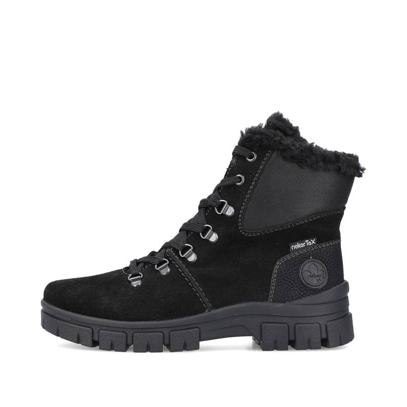 Rieker Artikelnummer Z1010-00 Rieker Damen Schnürstiefel nachtschwarz