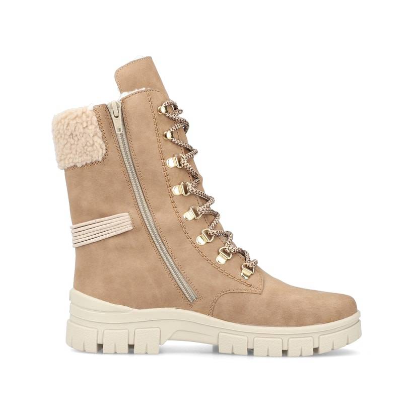 Rieker Artikelnummer Z1121-64 Rieker Damen Schnürstiefel Noisette