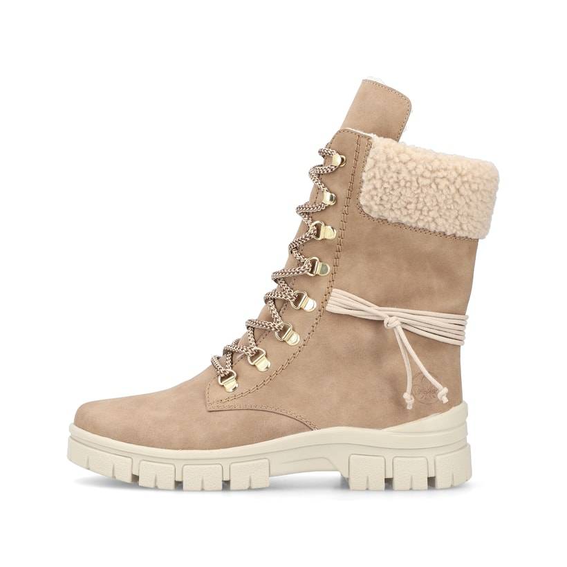 Rieker Artikelnummer Z1121-64 Rieker Damen Schnürstiefel noisette