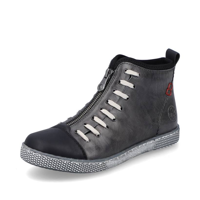 Rieker Artikelnummer Z1226-45 Rieker Damen Kurzstiefel Graphitgrau