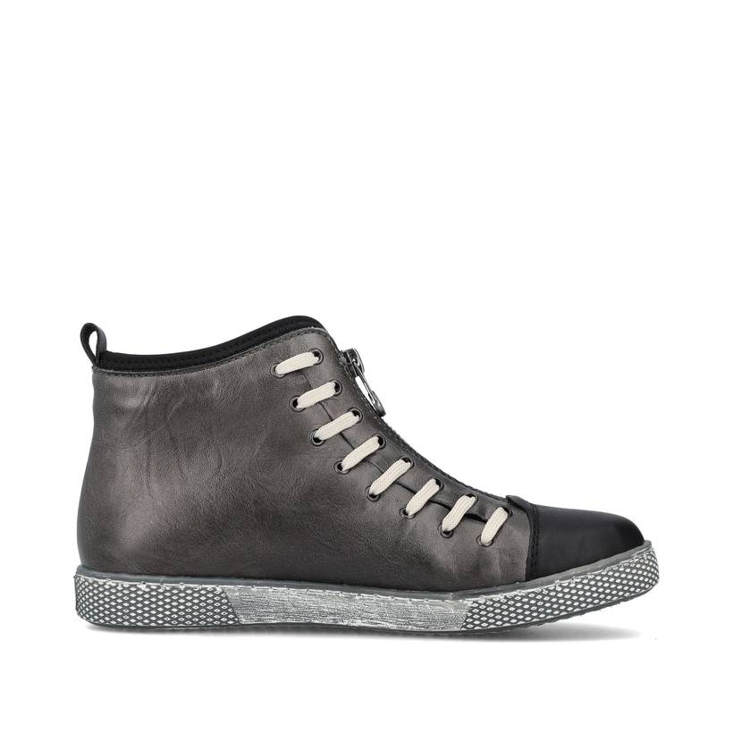 Rieker Artikelnummer Z1226-45 Rieker Damen Kurzstiefel Graphitgrau