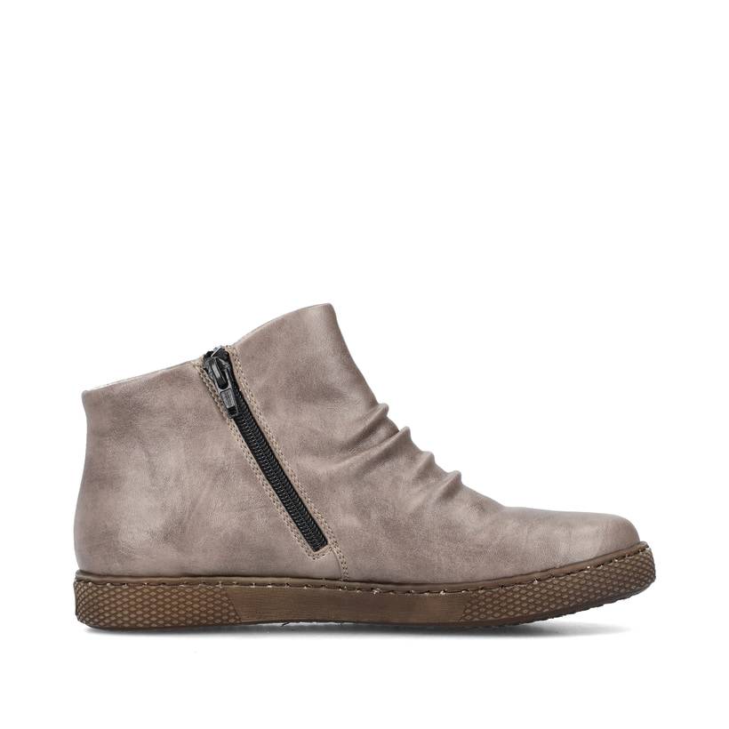 Rieker Artikelnummer Z1263-42 Rieker Damen Kurzstiefel Braungrau