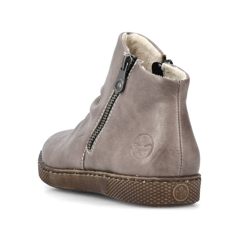 Rieker Artikelnummer Z1263-42 Rieker Damen Kurzstiefel Braungrau
