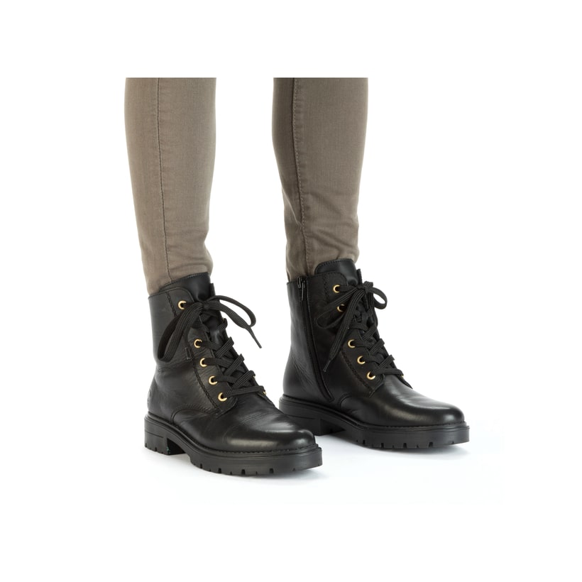 Rieker Artikelnummer Z2841-00 Rieker Damen Biker Boots Nachtschwarz