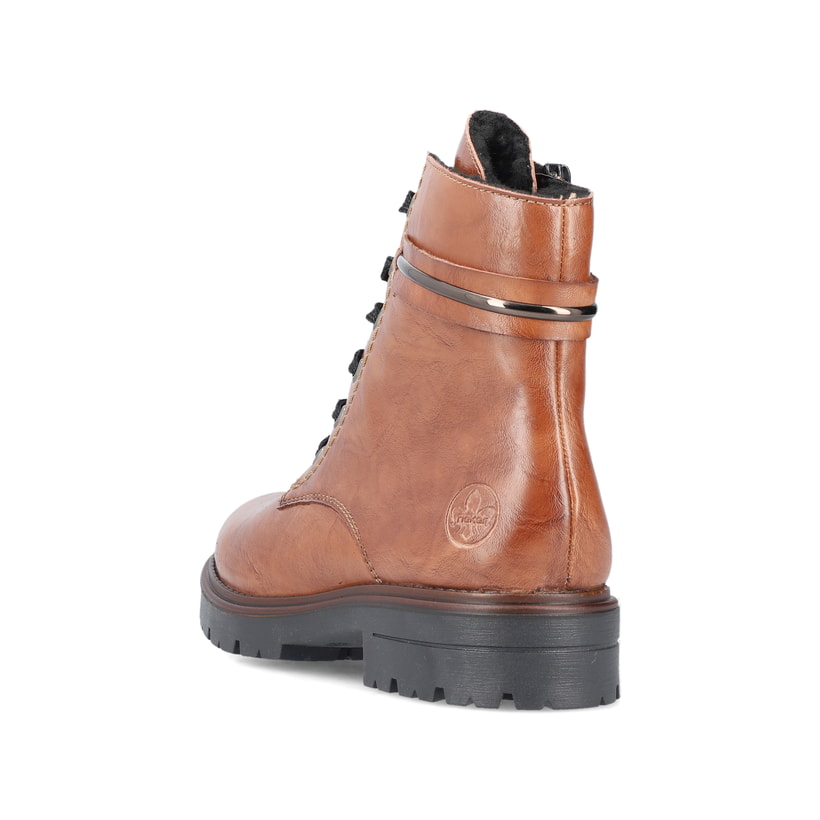 Rieker Artikelnummer Z2842-24 Rieker Damen Schnürstiefel Kupferbraun