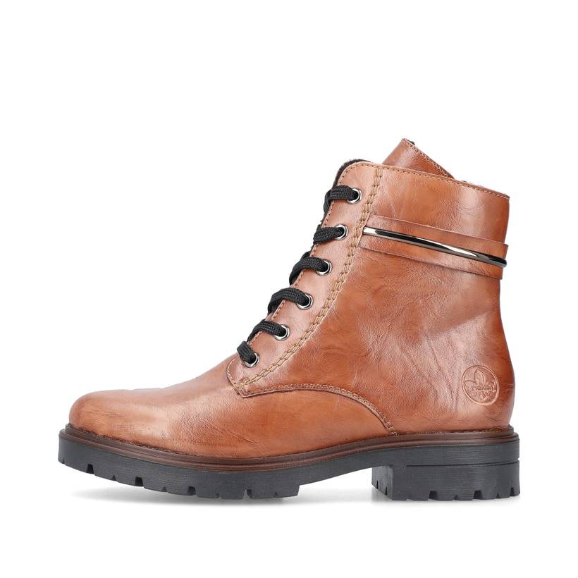 Rieker Artikelnummer Z2842-24 Rieker Damen Schnürstiefel kupferbraun