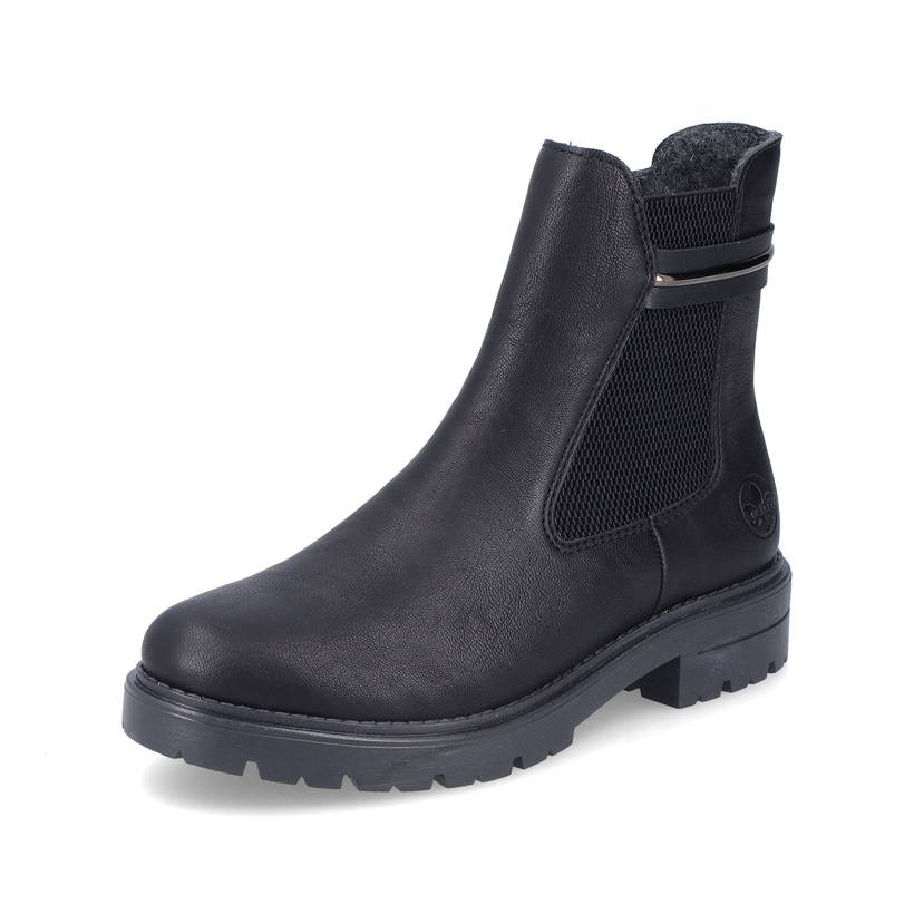 Rieker Artikelnummer Z2852-00 Rieker Damen Chelsea Boots Nachtschwarz