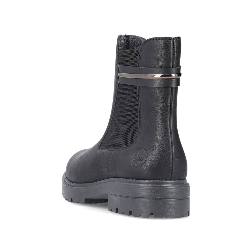 Rieker Artikelnummer Z2852-00 Rieker Damen Chelsea Boots Nachtschwarz