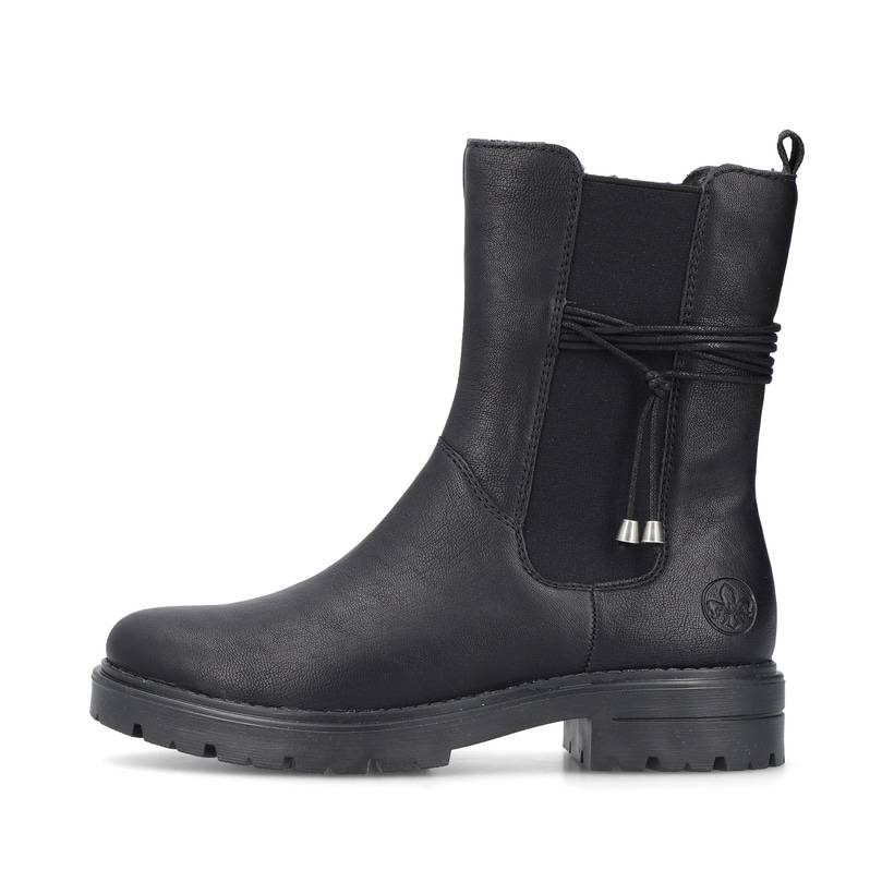 Rieker Artikelnummer Z2880-00 Rieker Damen Kurzstiefel tiefschwarz