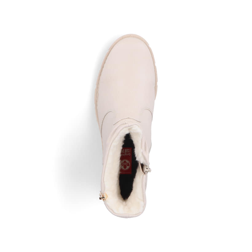 Rieker Artikelnummer Z3541-60 Rieker Damen Kurzstiefel Hellbeige