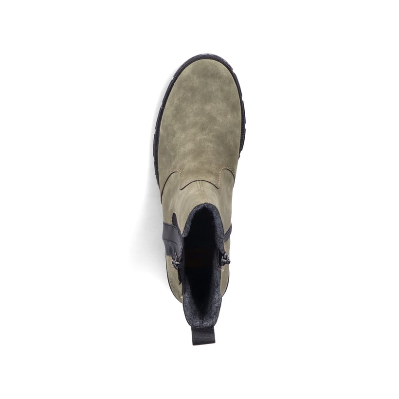 Rieker Artikelnummer Z3560-54 Rieker Damen Chelsea Boots Laubgrün