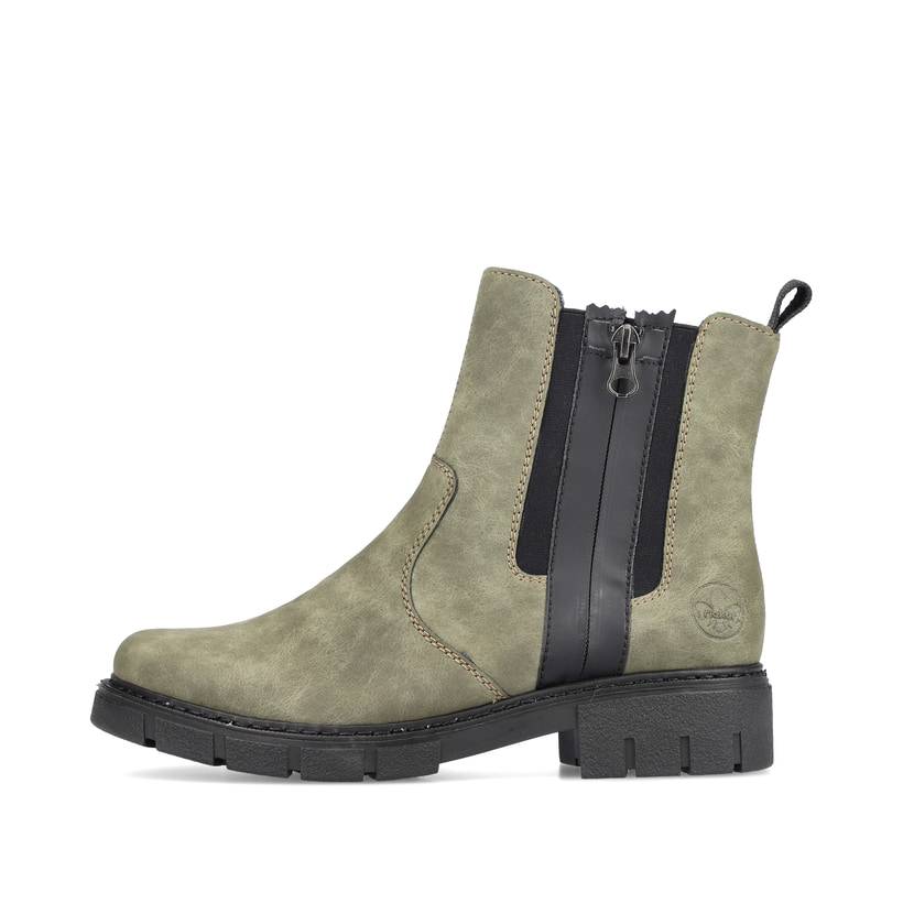 Rieker Artikelnummer Z3560-54 Rieker Damen Chelsea Boots laubgrün