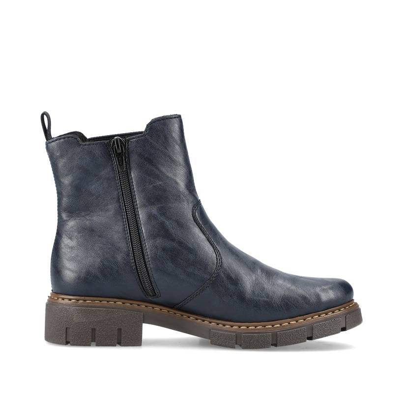 Rieker Artikelnummer Z3561-14 Rieker Damen Chelsea Boots Schieferblau
