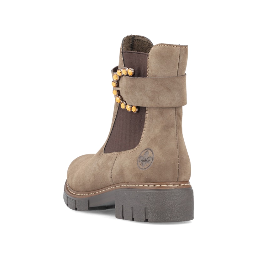 Rieker Artikelnummer Z3564-25 Rieker Damen Chelsea Boots Beigebraun